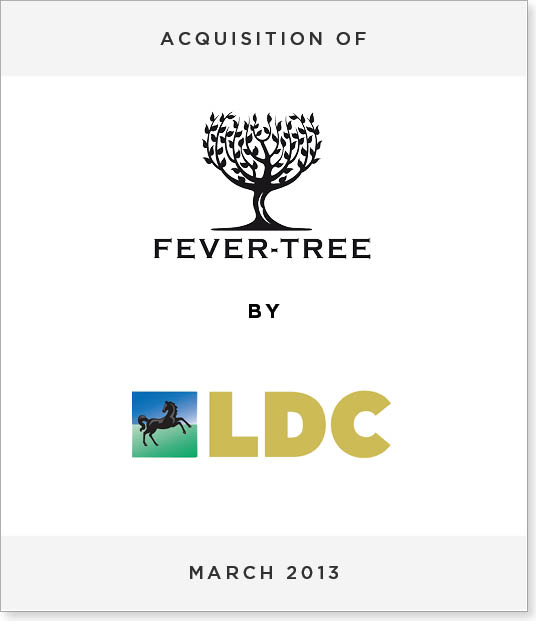TombstoneV231 Acquisition of Fever Tree by Lloyds Development Capital