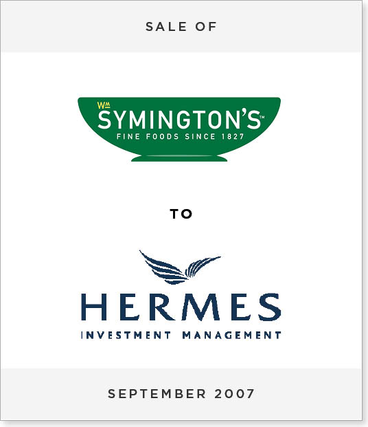 TombstoneV264-1 Disposal of Symington's to Hermes Private Equity