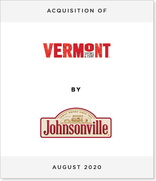 Johnsonville-3 Acquisition of Vermont Smoke & Cure by Johnsonville