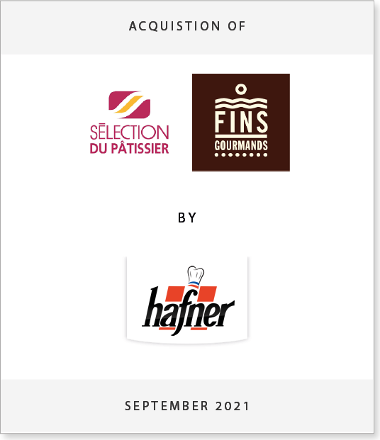 Hafner Acquisition of Selection du Pâtissier of Fins Gourmands by Hafner