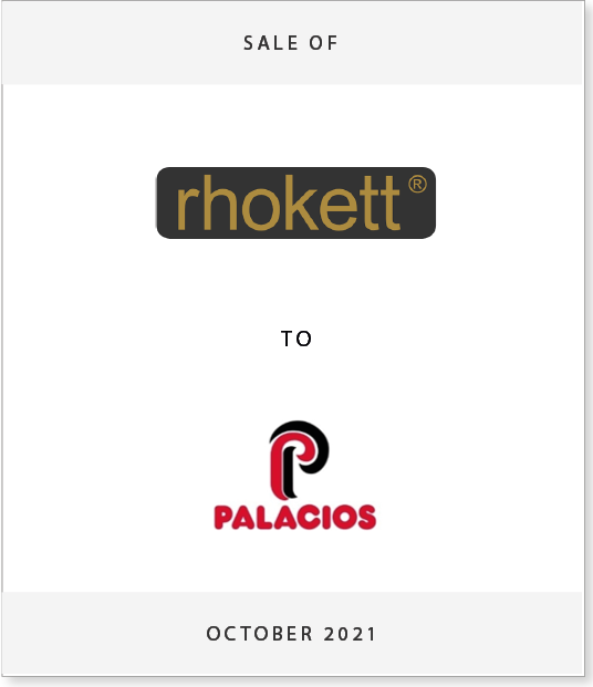 rhokett-website Sale of Rhokett to Palacios Alimentación