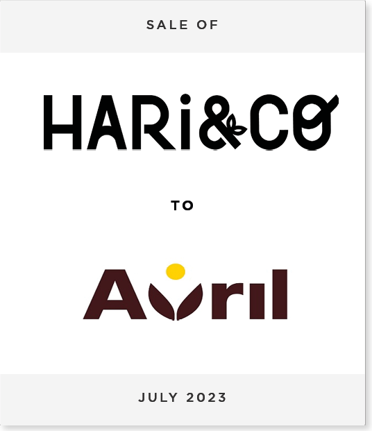 HariCo_Avril-2 Sale of HARi&CO to Groupe Avril